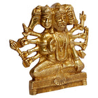 ARTVARKO Panchmukhi Hanuman Brass Wall/Door Hanging Bajrangbali Idol Entrance for Home Office 8 Inches