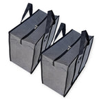VORIYO Travel Shopping Grocery Bag Eco Cotton Foldable Daily Use (Pack Of 2) TV02D