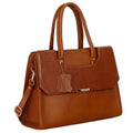 RICHSIGN LEATHER ACCESSORIES Full-Grain Natural Cro Leather Top-Handle satchel Tote Handbags & Shoulder Sling Bags For Women Office Branded Stylish Latest Size- L-13 X H-10 x W- 5 Inch