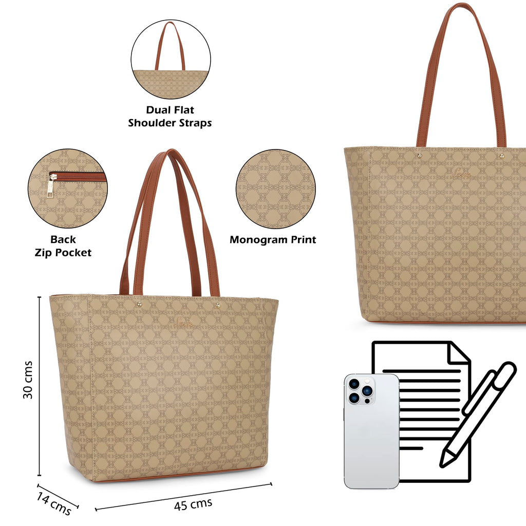 Lavie Women's Malgana Tote Handbag | Tote Bag For Work | Ladies Purse | Stylish Shoulder Bag | Gift for Women