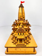 Mandir Ayodhya Mandir for Home, Ideal for Home Décor and Pooja, Mandir Ayodhya Model 3D Replica Handcrafted Wooden, Perfect Diwali Gift, Decorative Living Room Item, Home Decor & Gifts