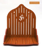 DIVOKAH® MDF Wooden Temple/Wooden chowki/Laddo Gopal Jhula/Swing/God singhasan (WDN OMLINE)