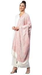 Weavers Villa Women Pashmina Shawl (Cream, Large)