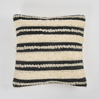 Furnistitchs Premium Decorative Throw Cushion Pillow Cover Boho Home Decor - Living Room Bedroom Couch Sofa Cushion Covers 16 inch x 16 inch (1, Cream Stripes)