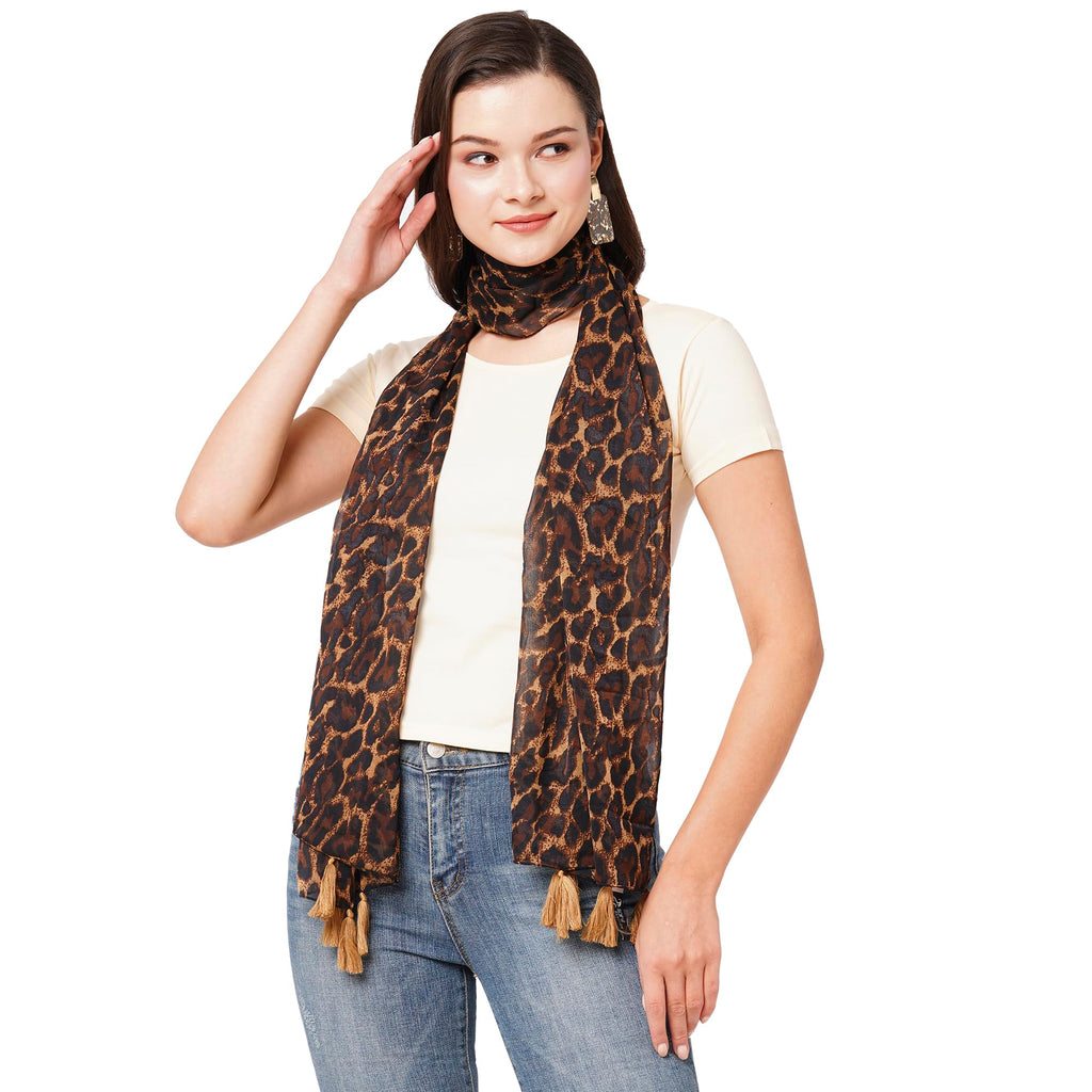 SAHIL SCARF Premium Multicolor Scarf Lightweight & Comfortable for All Seasons Combo of 5 (180x55cm)
