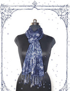 Chandwasia Rayon Shades Shibori Pattern Scarf, Scarves, Viscose Fabric Stole & Shawl Design for Men & Women for Summer & Winters