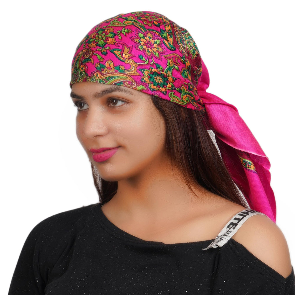 KETKAR Acrylic Blend Wome Scarf For Winter, Cozy Warm For Winter_Pack Of 1,Pink, Female