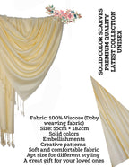 Chandwasia scarves, Viscose Fabric stole & Shawl || Scarf Stoles for Girls/Ladies/Women/Men for Summer & Winters | Self Design Will Be Sent Randomly_STOLES_Sep_02_D2