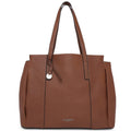 Accessorize London Women's Tan Lauren Work Tote bag | Tote bags for women office use |Work bag for woman stylish | Fits 13 inch laptop