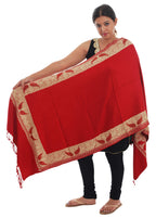 Japroz Women's Stole (red)