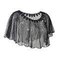 Generic Women Shawl Wrap Fashion Wedding Summer Formal Occasion Evening Evening Cape Black