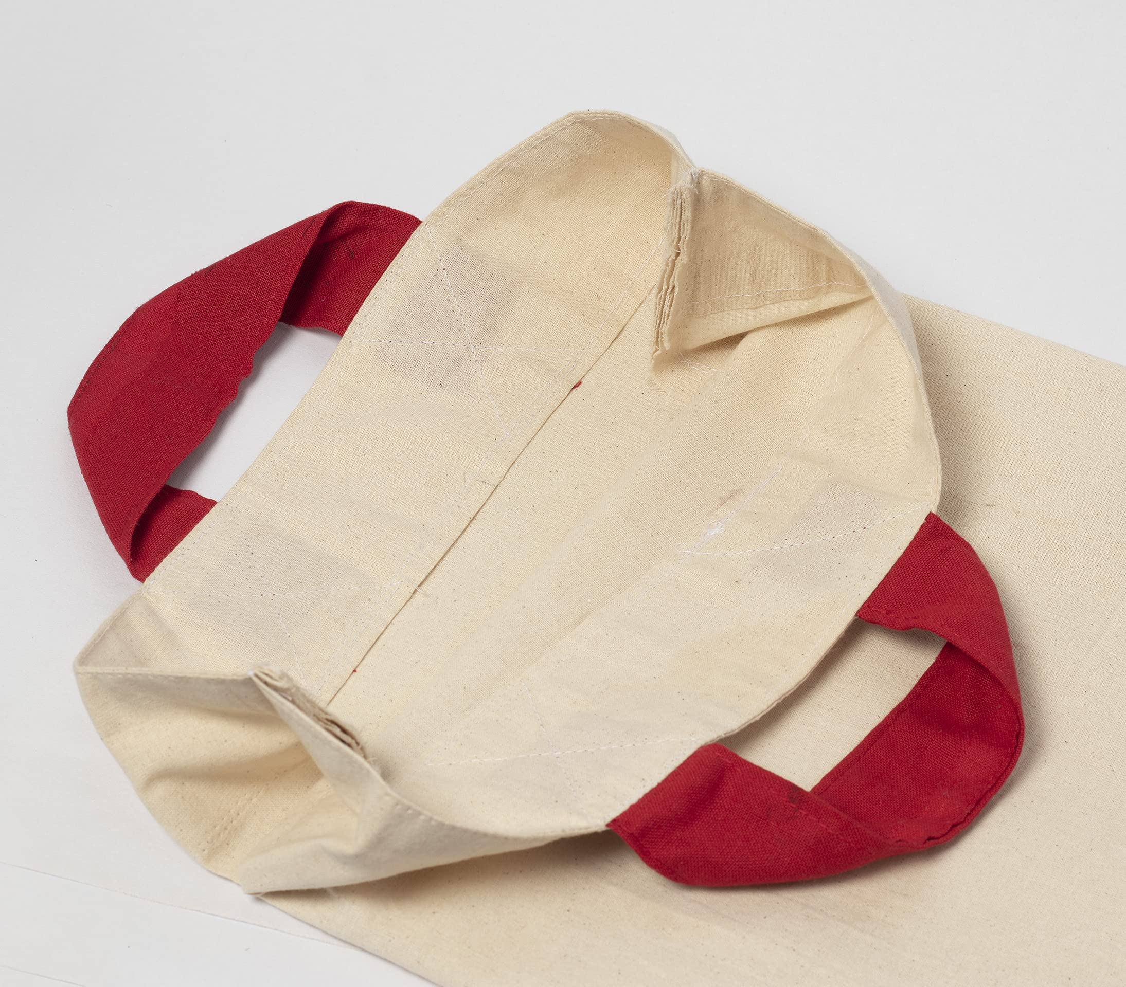 Homemaker Cotton hand bag | Reusable 100% Eco-Friendly- Natural | combo pack (2)