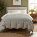 Day Care® 600 GSM Premium Comforter | Cloud Down Touch Microfiber Quilt | Heavy Warm Winter Blanket Rajai | Soft, Lightweight & Machine Washable - 60x90 Single Bed | Silver/White Kafalo