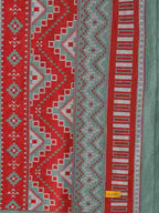 Aurelia Teal Blue Yarn Dyed Shawl for Women (Size: Free Size)-24NOA80052-703614