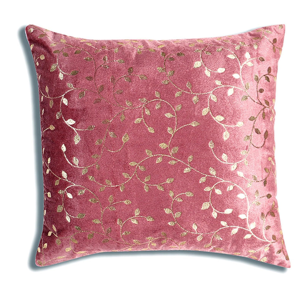 RD TREND® Premium Velvet Cushion Covers Set of 5 | Soft Embroidered Decorative Throw Pillow Covers for Sofa, Bed & Living Room | Cushion Cover 16 inch x 16 inch (40x40 cm) Multi