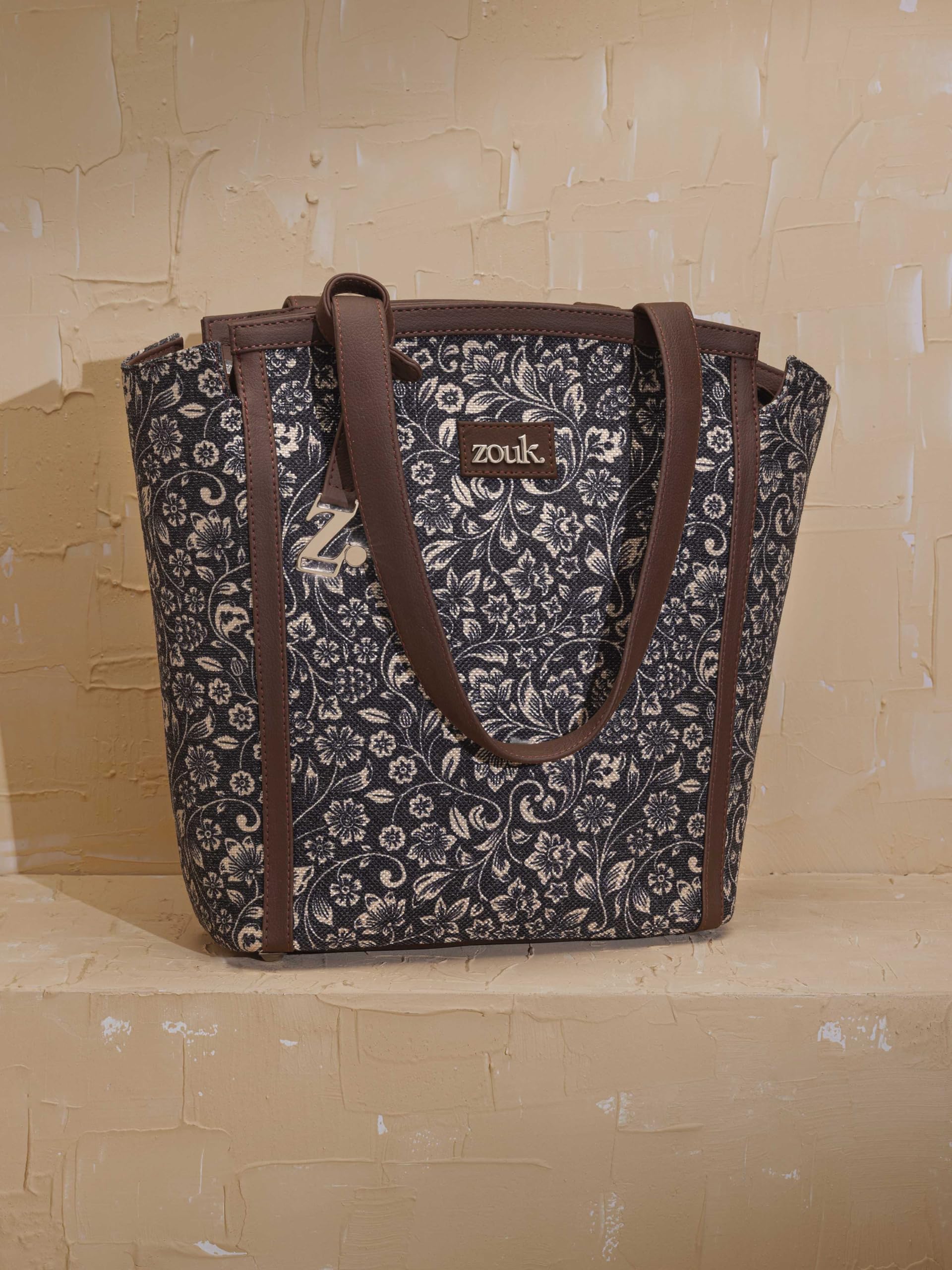 ZOUK Rhea Kapoor Adira Tote Bag for Women | Stylish Handbag for Woman | Premium Tote Bags | Purse Handbag | Big Size Stylish Hand Bags | FloMotif