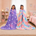 Famyo Glow in The Dark Flannel Fleece Winter Blanket Combo 200x152 cm Kafalo