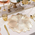 Table Placemats 12pcs Elegant Light Golden Color with Stunning 3D Embossed Design | Durable, Waterproof & Stylish Dining Decor(3W-SE1B-5Z1A-PO12) Kafalo