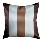 Vendola Mocha Microfiber Satin 250TC Cushion Pillow Covers, Coffee Brown, Set of 5(Cadbury,20x20)