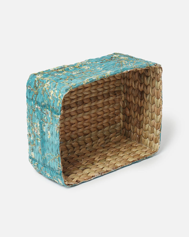 Seagrass Organizer Tray and Storage Basket for Fruits and Home Use