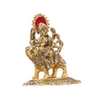 KridayKraft Durga Maa Murti,Shero vali ma Metal Statue for Navratri Pooja,Temple Pooja,Decor Your Home & Office,Religious Idol Gift Article,Showpiece Figurines...