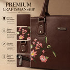 Siza Stylish Premium Women’s Handbag, Tote Bag Purse for Office, Party (Brown)