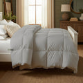 Day Care® Cloud Loom 500 GSM Filling Microfiber Comforter | Warm Winter Quilt Blanket Rajai | Soft, Breathable & Durable Bedding | 60x90 Single Bed - Silver Grey Kafalo