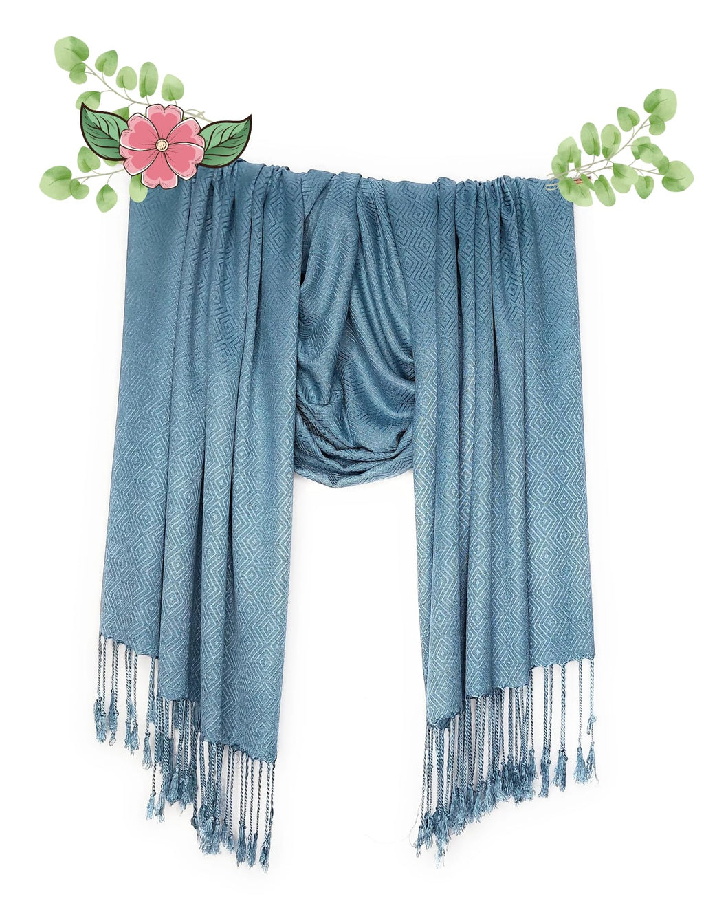 Chandwasia Scarf Stole & Shawl | For Casual Styling, Travel, Office, Daily Use, Outdoor | Viscose Dobby Weaving Fabric, Lightweight, Soft Texture, Breathable Material, Long Wrap