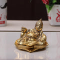 Kridaykraft Metal Kuber Deepam Oil lamp for or Bringing Good Luck, Prosperity and Wealth,