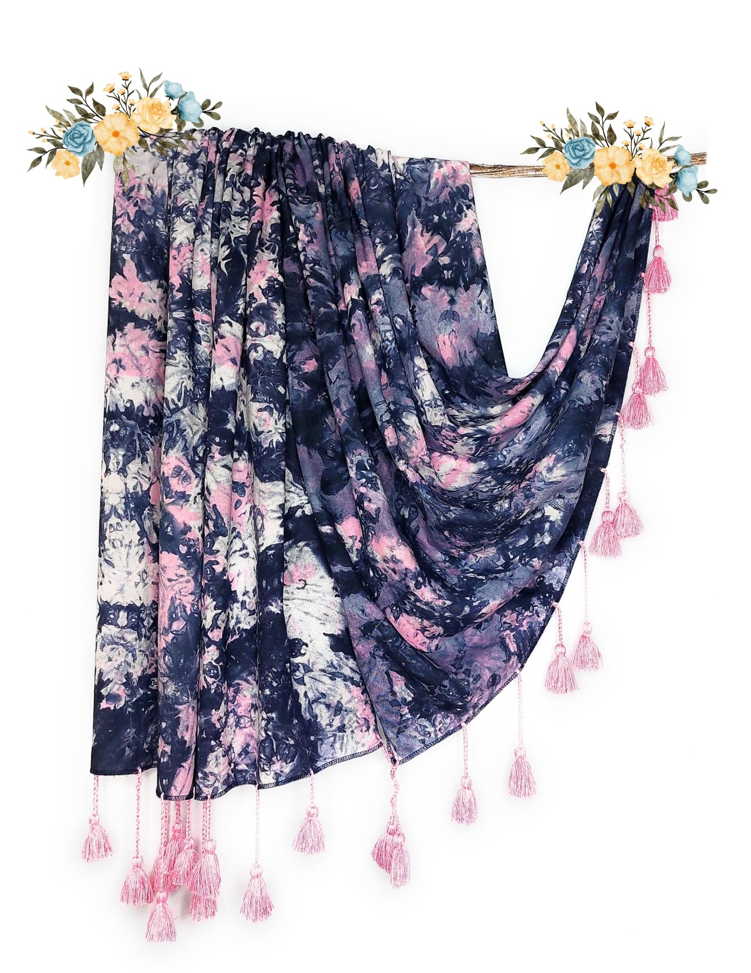 Chandwasia Viscose Fabric Stole & Shawl | Neck Covering Travel Office Casual Daily Outdoor Styling | Viscose Fabric Soft Lightweight Breathable Comfortable | Scarf Stole For Women Men Girls Summer