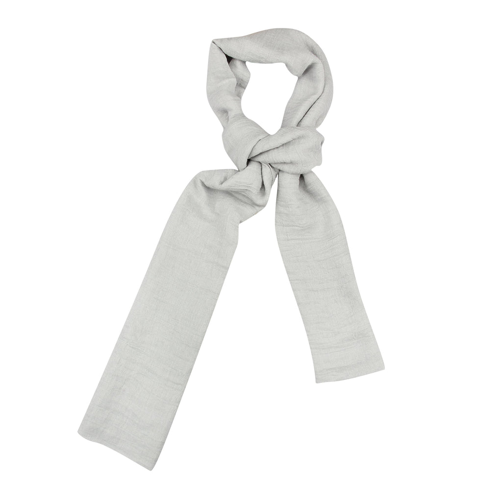FabSeasons Gray Solid Cotton Unisex Scarf, Scarves, Stole and Shawl for Men & Women for all Seasons