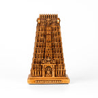 Artarium Rameshwaram Temple Miniature Statue – Shiva Lingam Model, Ramanathaswamy Mandir Idol, Sacred South Indian Temple Decor for Home/Office, Puja Gift, (Resin, Height- 9 Inch, Antique Finish)