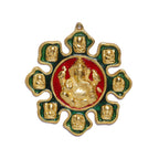 Prince Home Decor & Gifts Ganesha Astavinayaka (8 Avatar of Lord Ganesh) Hanging in Gold Finish Ideal for Gift Purpose