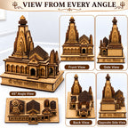 Premium Shri Nageshwar Jyotirling Temple Wooden Model 4 Inch
