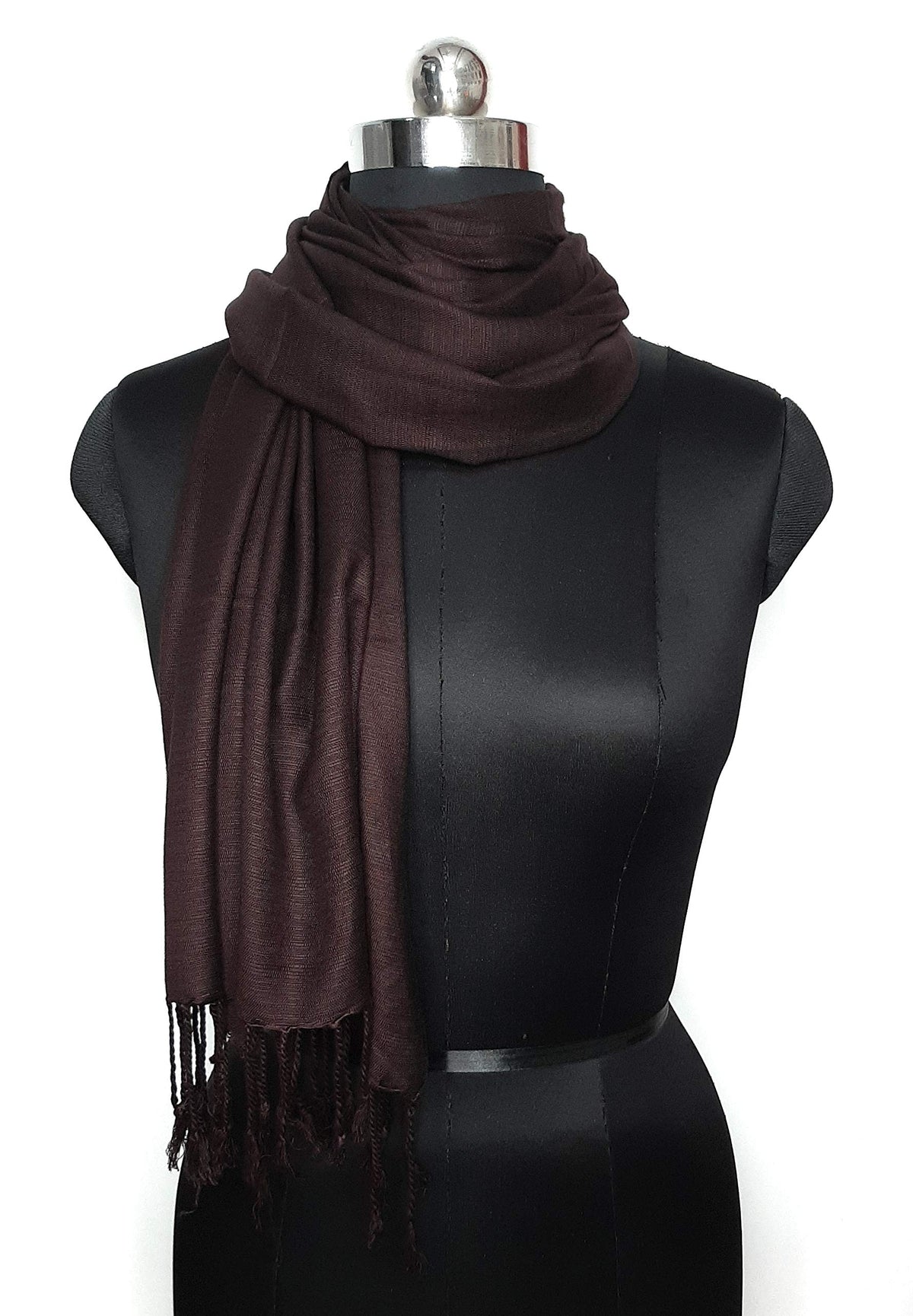 Chandwasia Classic Doby Pattern Scarf | Viscose Fabric Stole & Shawl for Men & Women | Stylish All-Season Accessory for Summer & Winter Wear | Classy Look | Self Doby Design May Vary