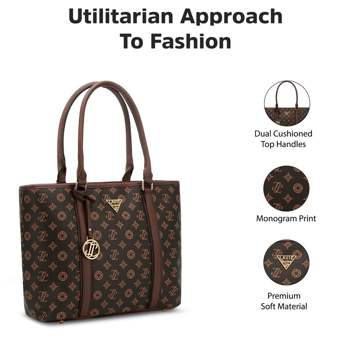 Lavie Signature Women's Alameda Tote Handbag | Tote Bag for Work | Ladies purse | Stylish Shoulder Bag | Gift for Women
