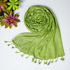 STOLE STUDIO Elegant Luxurious Sequence Viscose Stole Scarf (Green)