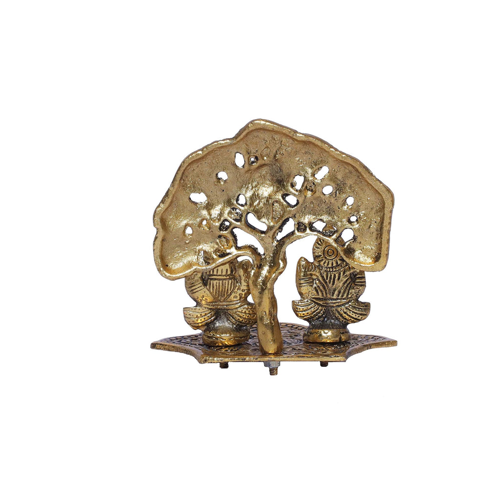 KridayKraft Metal Laxmi Ganesh Statue/Murti for Pooja Room & Home Office Décor,Laxmi Ganesha Idol for Diwali Gift,Religious Idol Showpiece Figurines Decorative & Diwali Poojan...