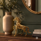 BEHOMA Metal Horse Decorative Figurine Showpiece