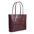 Lino Perros Women's Faux Leather Handbag, Brown