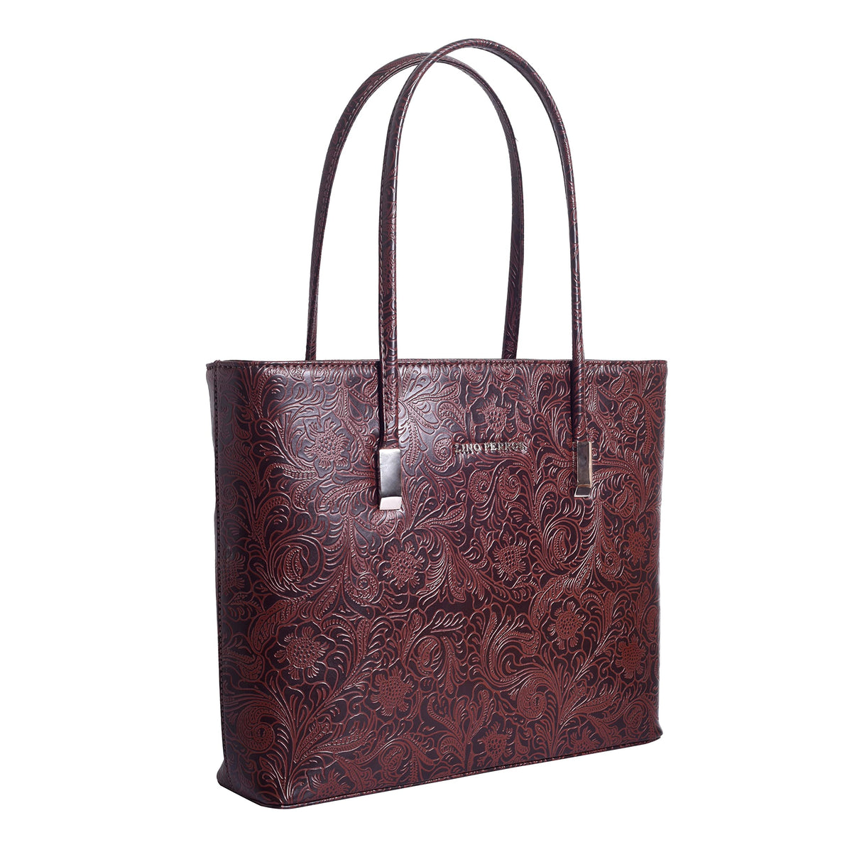 Lino Perros Women's Faux Leather Handbag, Brown