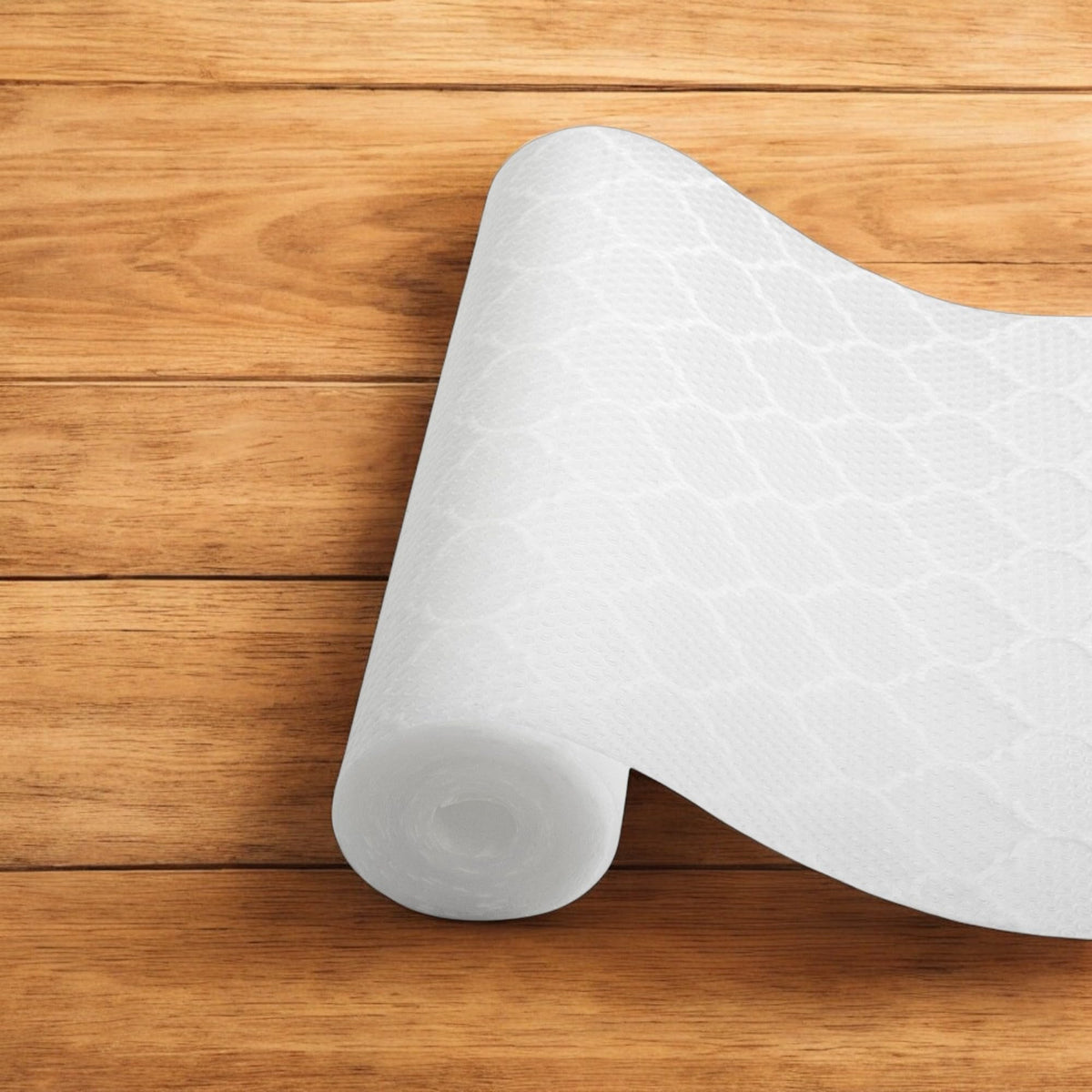 Homestrap Multipurpose Dotted Anti-Slip Shelf Liner (30cm X 5m)|Washable Kitchen Drawer Mat for Fridge, Table, Cupboards, and Shelves | Durable and Waterproof in White (Transparent) Kafalo