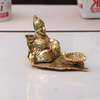 Kridaykraft Metal Kuber Deepam Oil lamp for or Bringing Good Luck, Prosperity and Wealth,