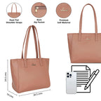 Lavie Women's Betula Tote Handbag | Ladies Purse Handbag | Bag for Women | Rakhi Gift for Sister