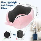 VIVITO 2-in-1 Plush Travel Neck Pillow with Eye Mask | Cute Cartoon Round Pillow for Kids & Adults | Soft Sleep Pillow & Light-Blocking Eye Mask for Flight, Train, Car & Home Naps (AnyColor/Pattern, Pack of 1)