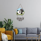 Artvibes Please Don't Make Me Do Stuff Printed Wooden Wall Hanging for Living Room | Quotes Decor Item | Printed Wall Decoration | Wall Poster | Graphic Art | Unique Gift | Cafe Decor (WH_5715N)