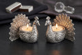 KridayKraft Designed with a Versatile Central Cavity, This Peacock Serves as a Stunning tealight Candle Holder, a mini Indoor Planter, a Unique Pen Stand, or a Sophisticated Vanity Organizer.