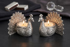 KridayKraft Designed with a Versatile Central Cavity, This Peacock Serves as a Stunning tealight Candle Holder, a mini Indoor Planter, a Unique Pen Stand, or a Sophisticated Vanity Organizer.