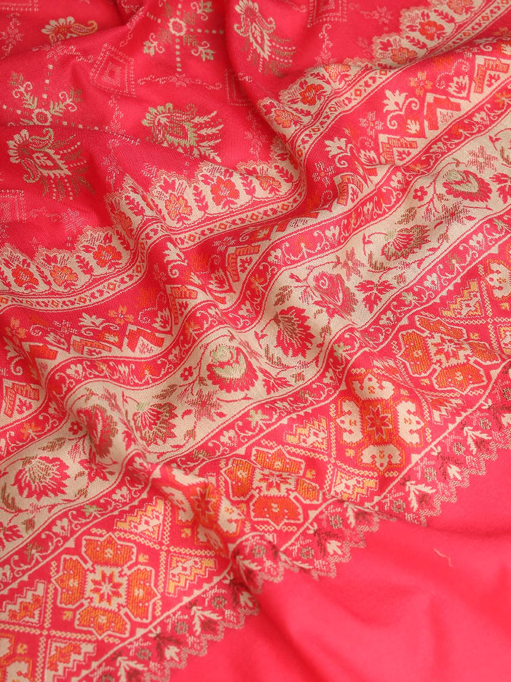 Pashmoda Women Zarif Woven Design Jamawar Shawl (Size 101X203 CM)