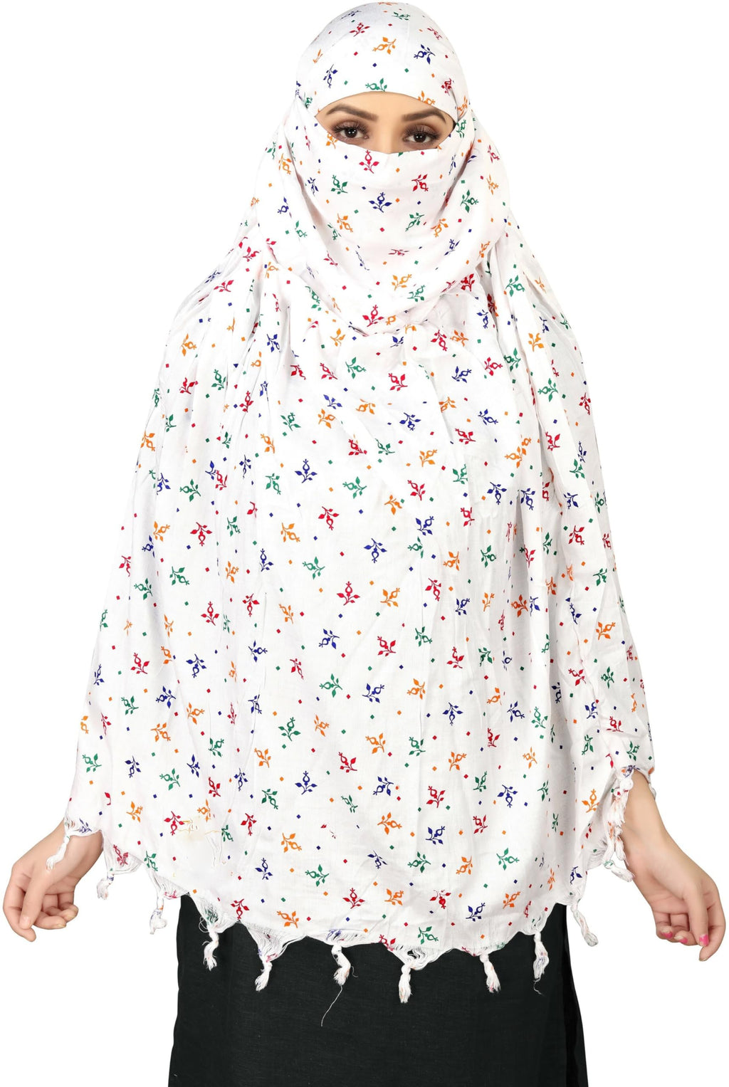 VASTTRAM Women's Soft Stylish Reyon Cotton Scarf Cum Mask Usable for Summer & Winter Driver Anti Pollution Full Face Cover With UV Sun Rays Protection